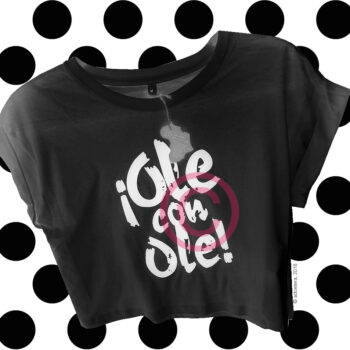 Ole con Ole y Olé Black Shirt