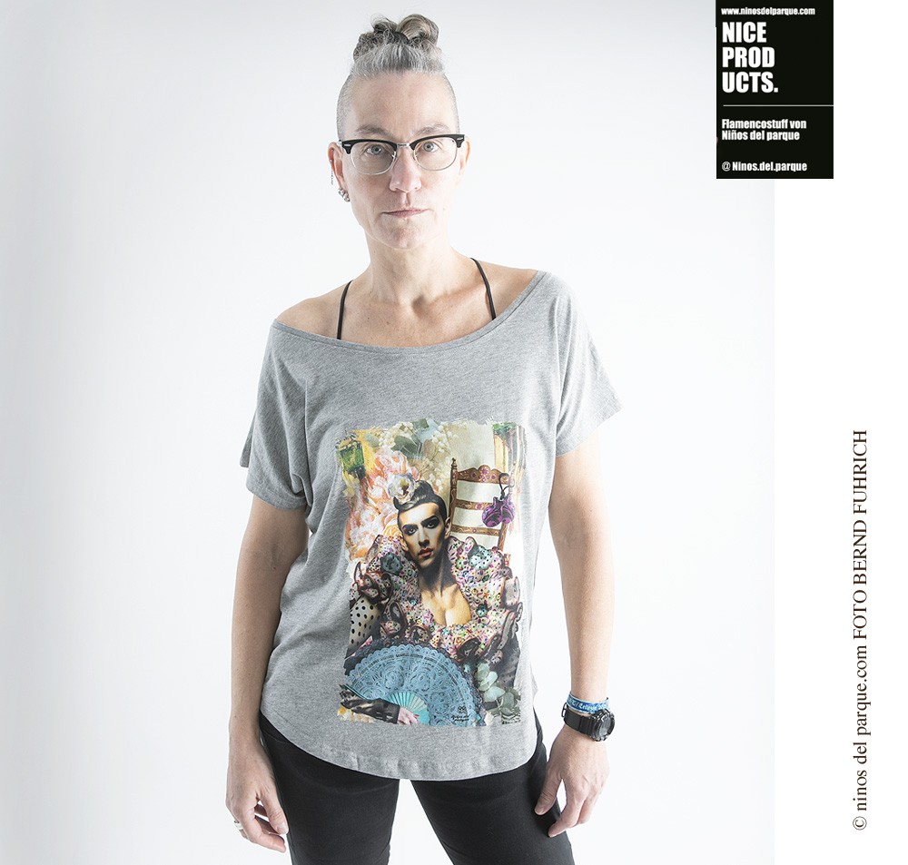 Offshoulder Colores in grau